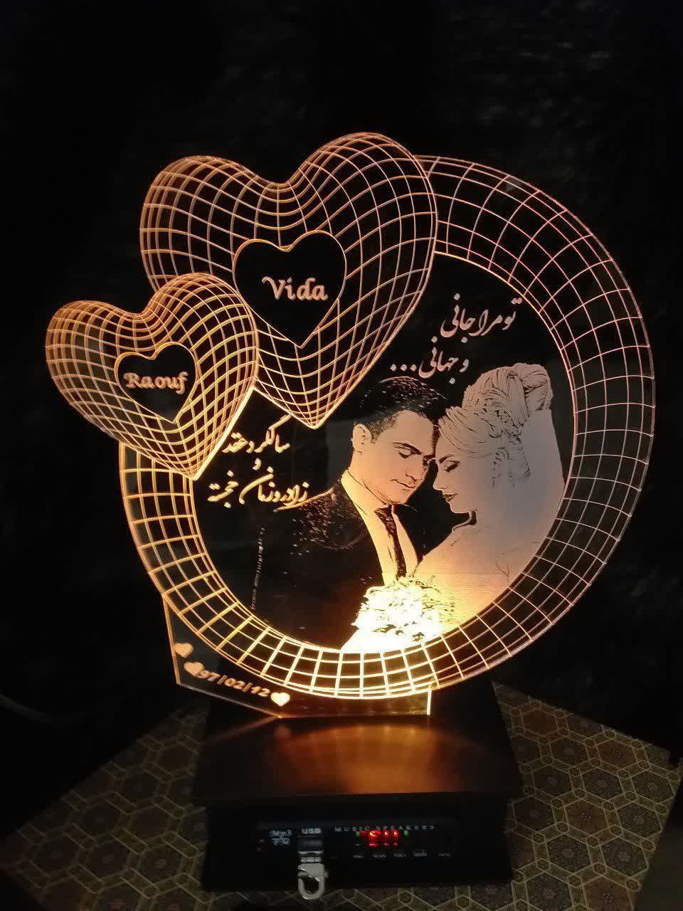 بالبینگ موزیکال بلوتوثی 16 رنگ ریموت دار